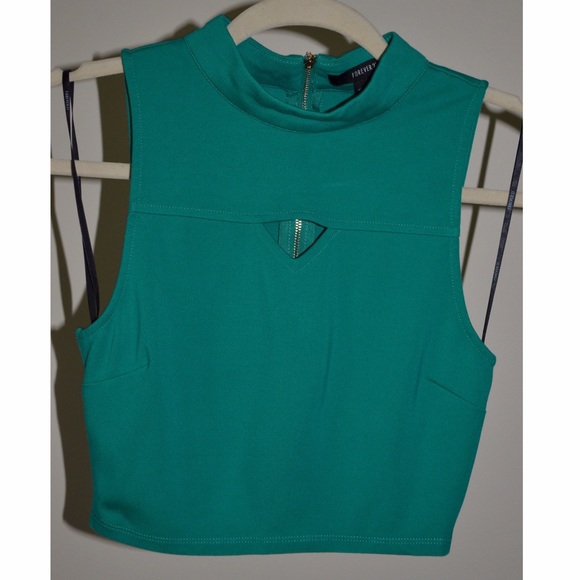 Forever 21 Fitted Crop Top