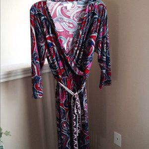 Paisley Wrap Dress
