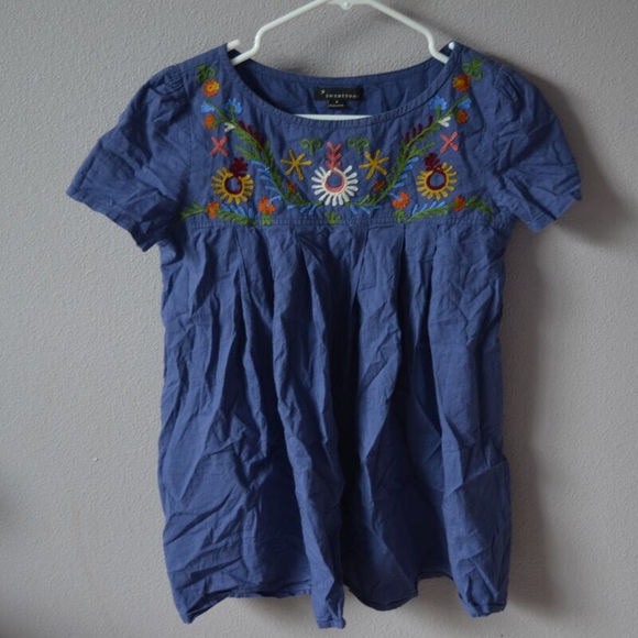 Forever 21 embroidered shirt
