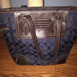 Coach Handbag (Navy)