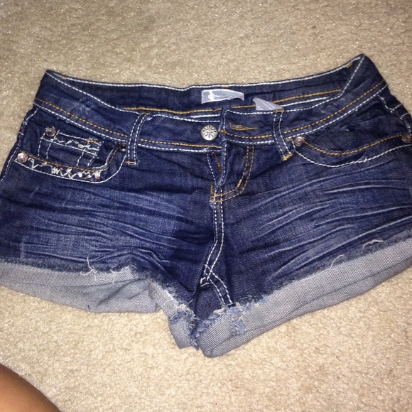 Denim shorts