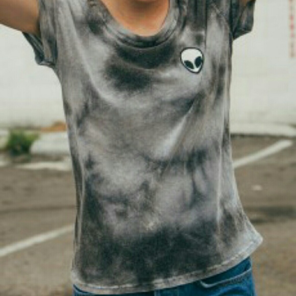 Margie Alien Patch Tie-Dye Top