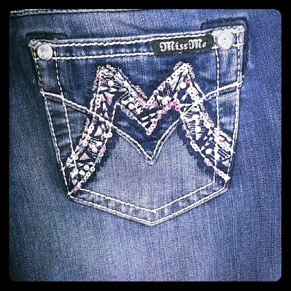 BRAND NEW MISS ME JEANS SZ 27