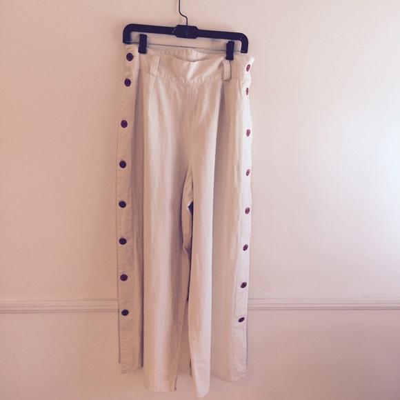 Ralph Lauren Creme Gaucho Pants