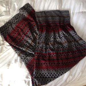 Multicolored silky long dress