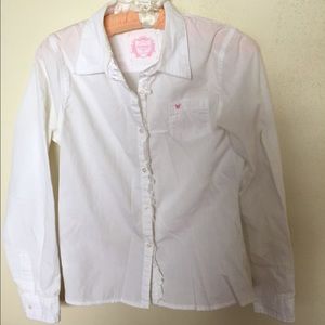 Long sleeved white shirt