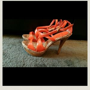 Orange heels