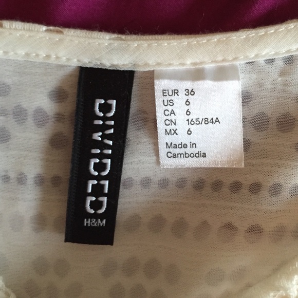 Off white dress H&M - Picture 2 of 3