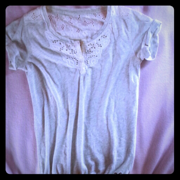 Hollister shirt with lace