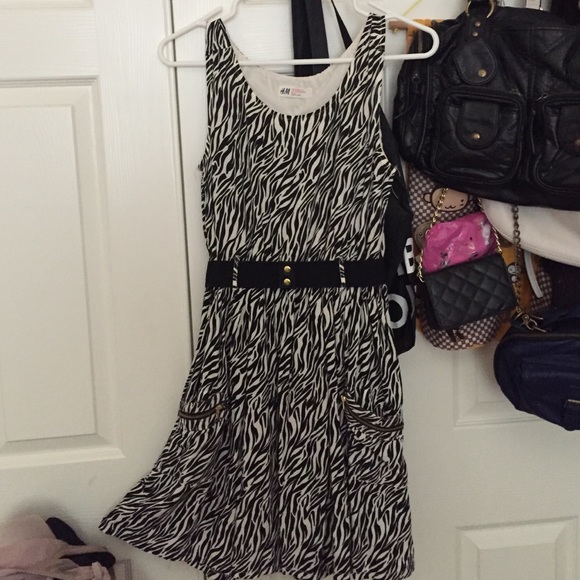 H&M Zebra Print Dress