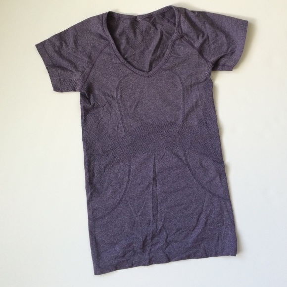 Purple Lululemon swiftly tee