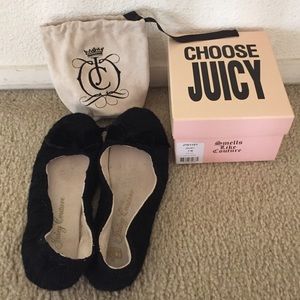 Juicy Couture Juliet Foldable Black Ballet Flats 7