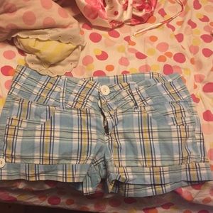 Plaid shorts