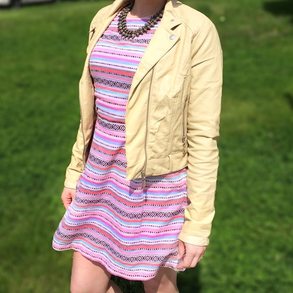 *SOLD*  Babydoll Dress Aztec Pastel
