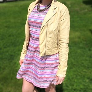 *SOLD*  Babydoll Dress Aztec Pastel