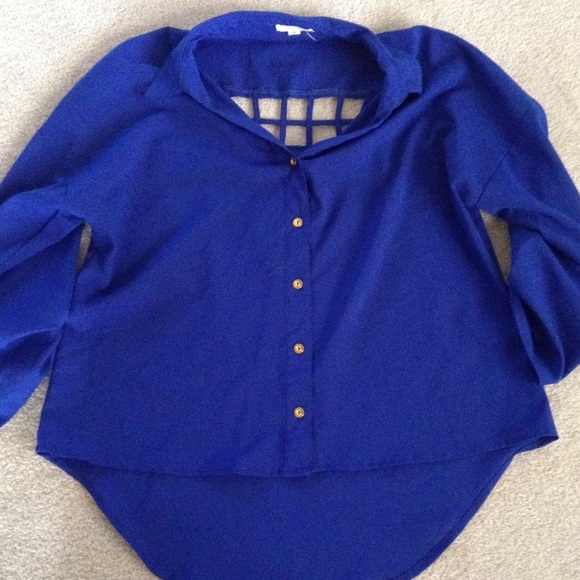 BLUE BLOUSE S