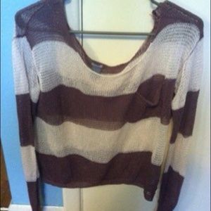 Charlotte Russe Crochet Style Top