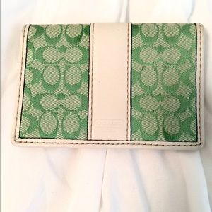 Coach Green Small Wallet