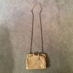 Beige Hobo International Wallet/Shoulder Bag