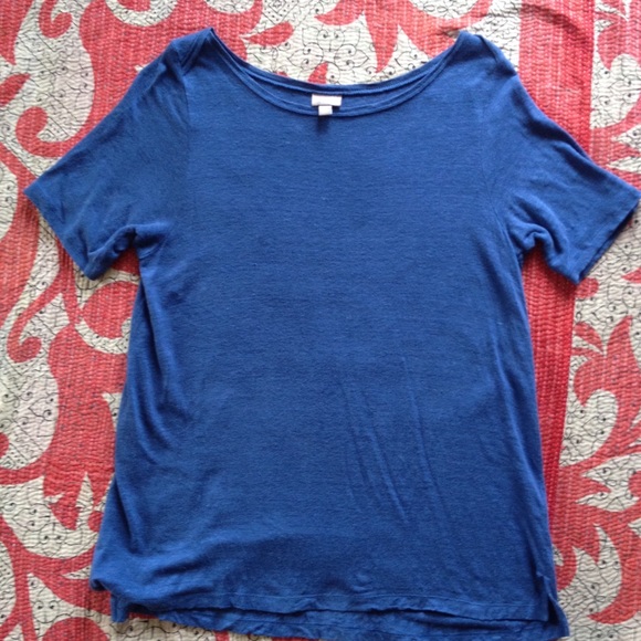 J Jill linen Deep blue loose fit