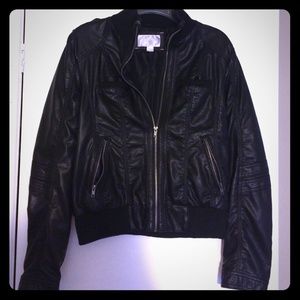 Faux Leather Jacket
