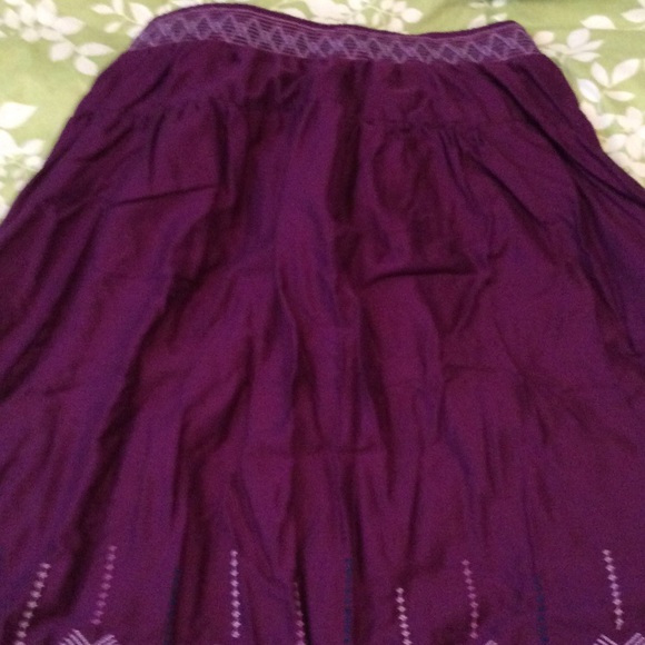 Purple skirt