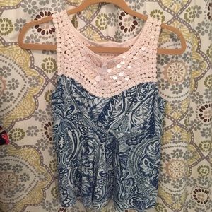 Anthropologie "Deletta" top. Size small.