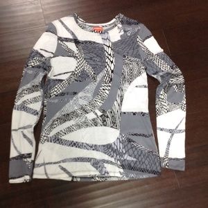 Worn once. Professional looking tissue tee