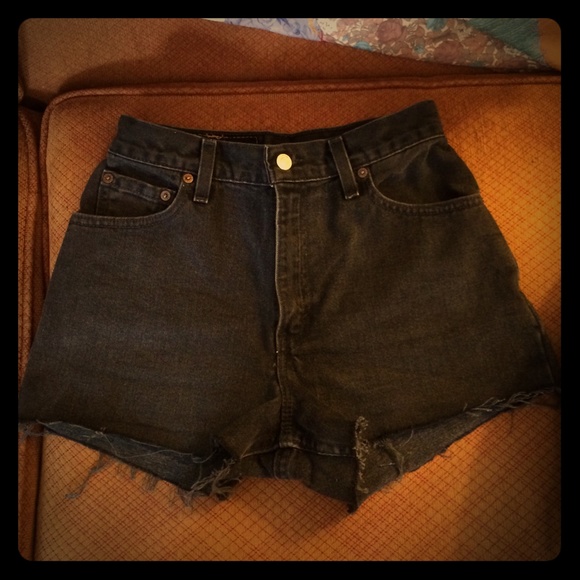 Levi's Shoes - LEVI's BLACK HIGH WAIST SHORTS