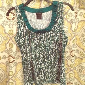 Ann Taylor tank with satin detail