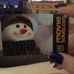 Fully loaded $25.00 movie tickets gift card
