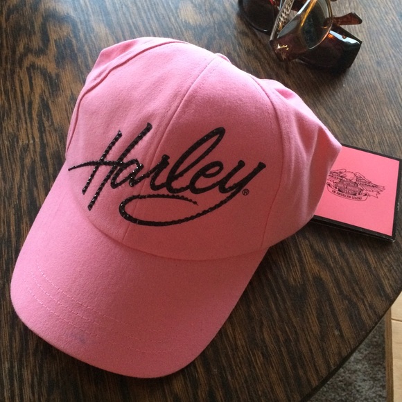 Pink Harley hat