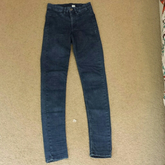High-waisted Jeans