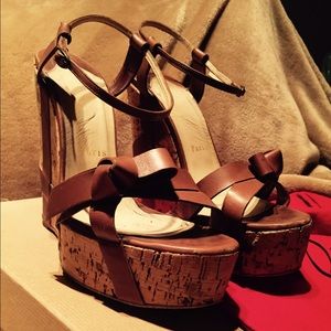 Christian Louboutin Miss Cristo Wedge