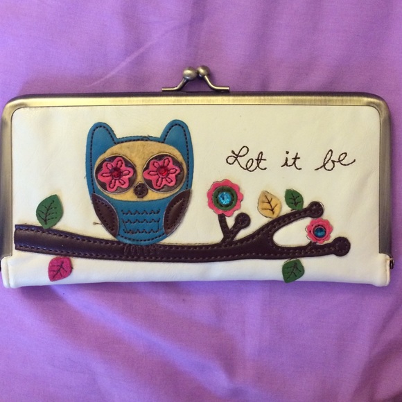 NEW Natural Life "Let it be" Snap Wallet