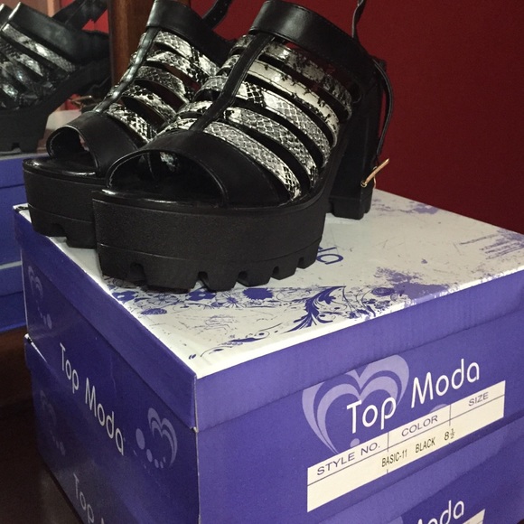 Cute platform heels