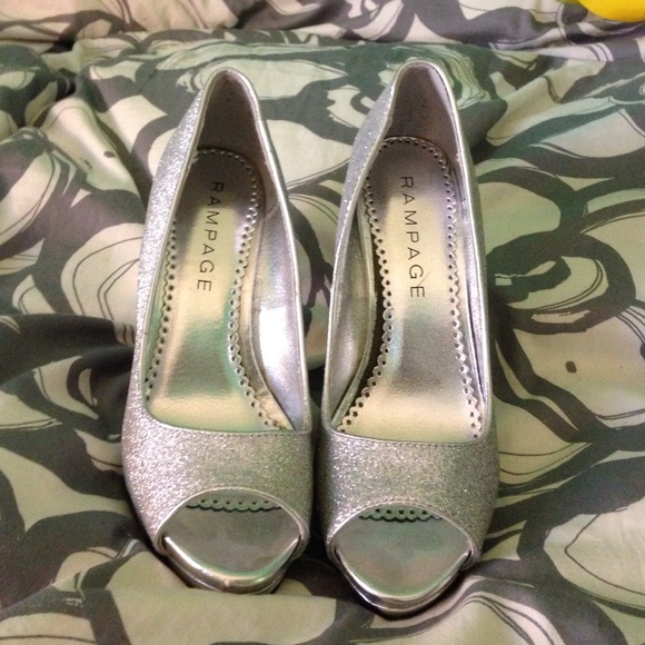 Silver Pumps