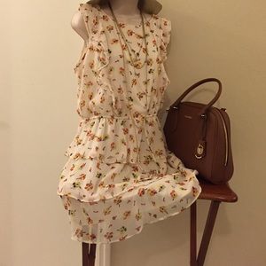 Summer sheer lined dress NWOT