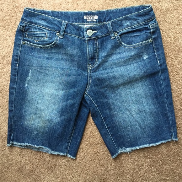 Distressed look mossimo shorts