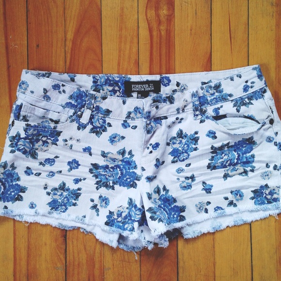 Floral Forever 21 Shorts