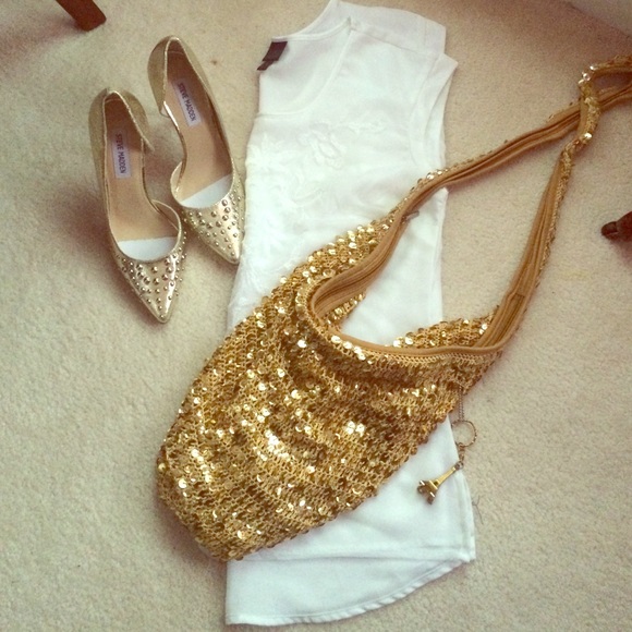 Sequined Gold Bag from Paris