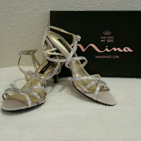 Gold Slingback Strappy Sandals