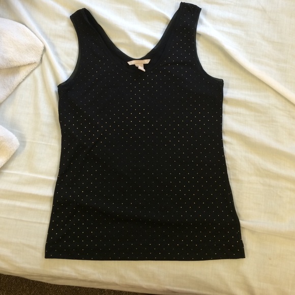 Gold Studded Polka Dot Tank