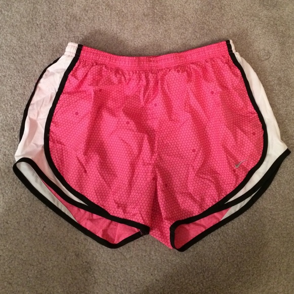 Pink Honeycomb Nike Tempo Shorts