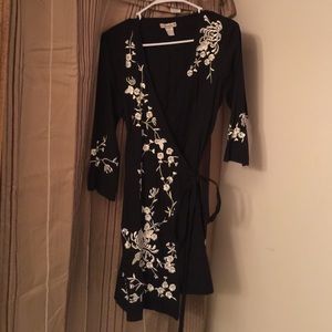 Embroidered wrap