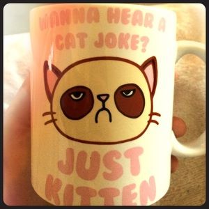 Grumpy cat mug