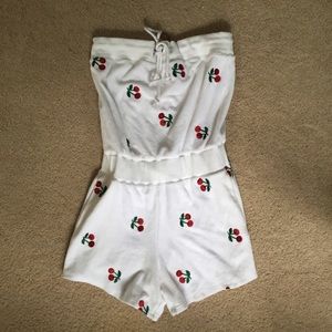 Betsey Johnson Terry Cloth Jumper