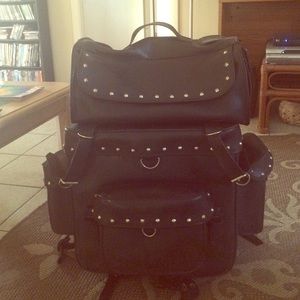 Harley Davidson luggage for motor cycles.