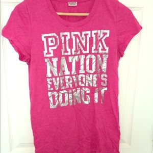Pink Victoria's Secret T-shirt