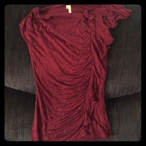 Maroon dressy blouse
